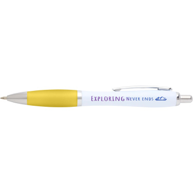 Logo trade promotional giveaways image of: Nash recycled plastic ballpoint pen (black ink)